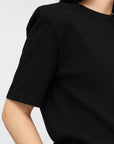 THE SHOULDER PAD T-SHIRT (Black) - BASE®